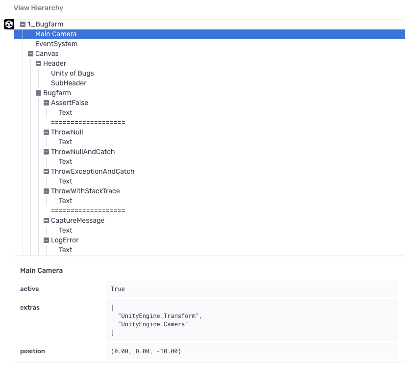 View Hierarchy Example